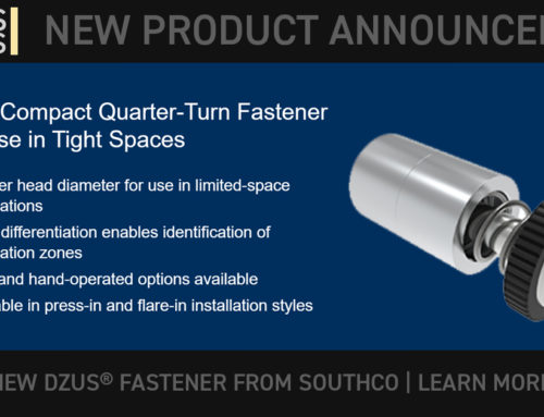 SOUTHCO: New Compact Quarter-Turn Fastener for Use in Tight Spaces