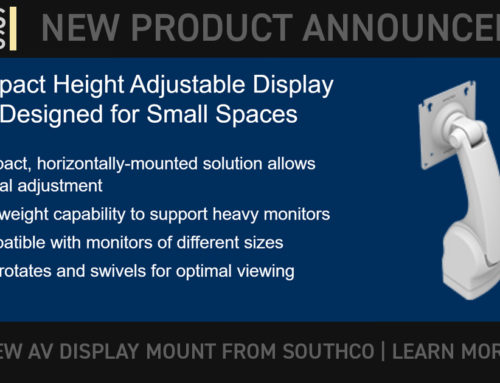 SOUTHCO: New Product: Compact Height Adjustable Display Arm