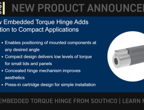 SOUTHCO: New Product: Embedded Torque Hinges